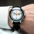 Orologio da uomo Sternglas Hamburg Chrono S01-HC36-VI22 • Design Bauhaus • Vetro zaffiro