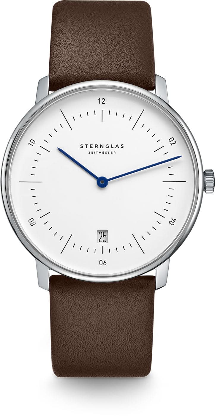 Sternglas Naos S01-NA01-PR04 Orologio da uomo • Design Bauhaus • Vetro zaffiro