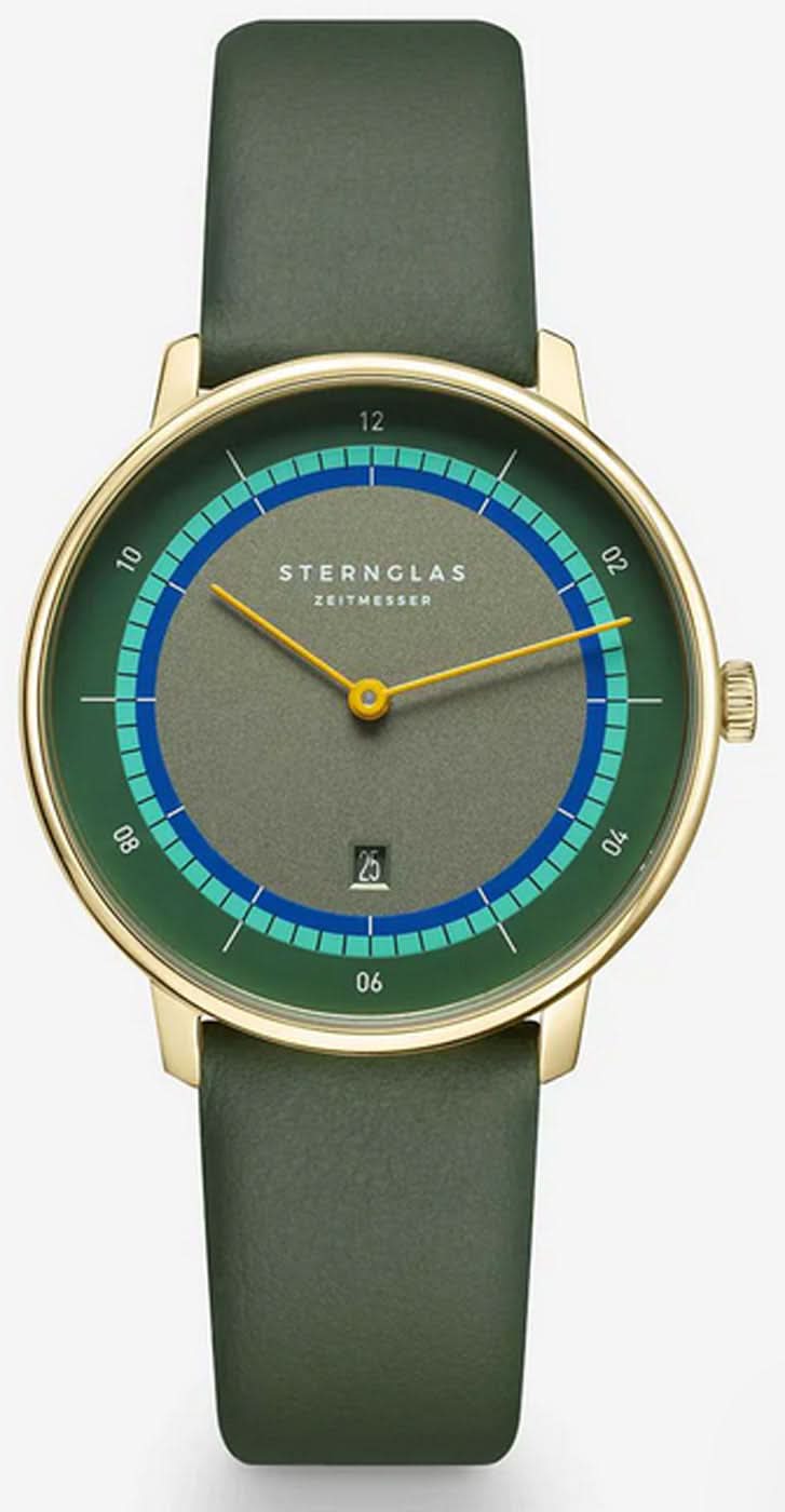 Sternglas Naos XS S01-NDA22-KL09 Orologio da Donna • Design Bauhaus • Vetro Zaffiro