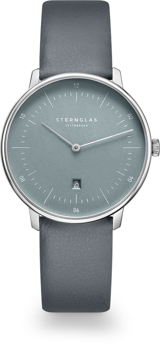 Orologio da donna Sternglas Naos XS Edition Flora S01-NDF17-KL10 • Design Bauhaus premiato • Vetro zaffiro antigraffio