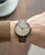 Orologio da uomo Sternglas Naos XL S02-NX42-VI17 • Design Bauhaus da Amburgo • Vetro zaffiro