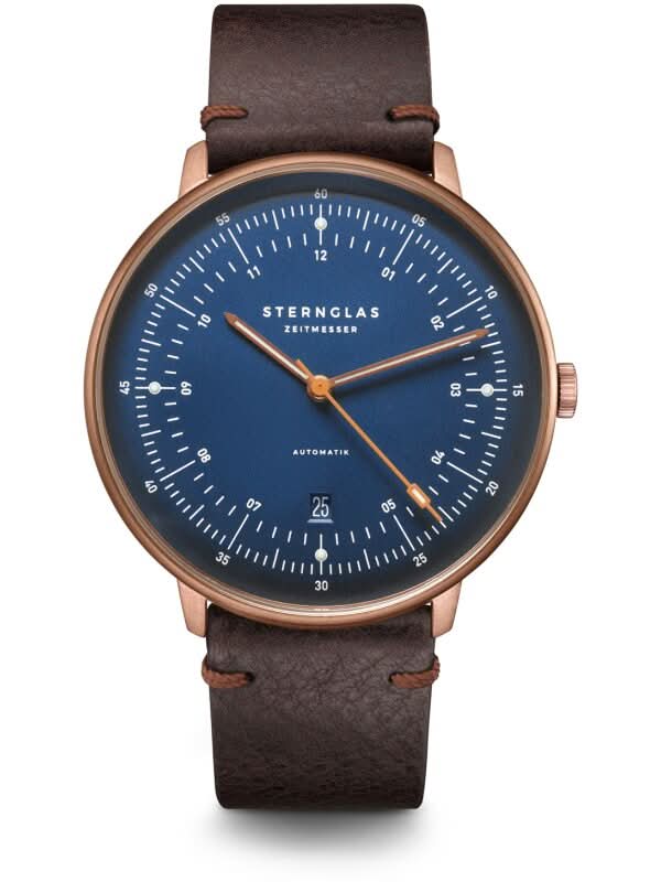 Sternglas Hamburg S02-HH27-VI17 Orologio da uomo • Design Bauhaus premiato • Vetro zaffiro antigraffio