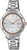 Orologio da donna Casio SHEEN: bracciale in acciaio inossidabile argentato, quadrante rotondo, lancette color oro rosa