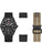 Swiss Military Hanowa Nomad SMWGB0004940-SET Herrenuhr Schwarz • Quarzwerk 10 ATM • Wechselarmband-Set