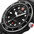 Herrenuhr von Swiss Military mit schwarzem Zifferblatt, Lünette und schwarzen Zeigern