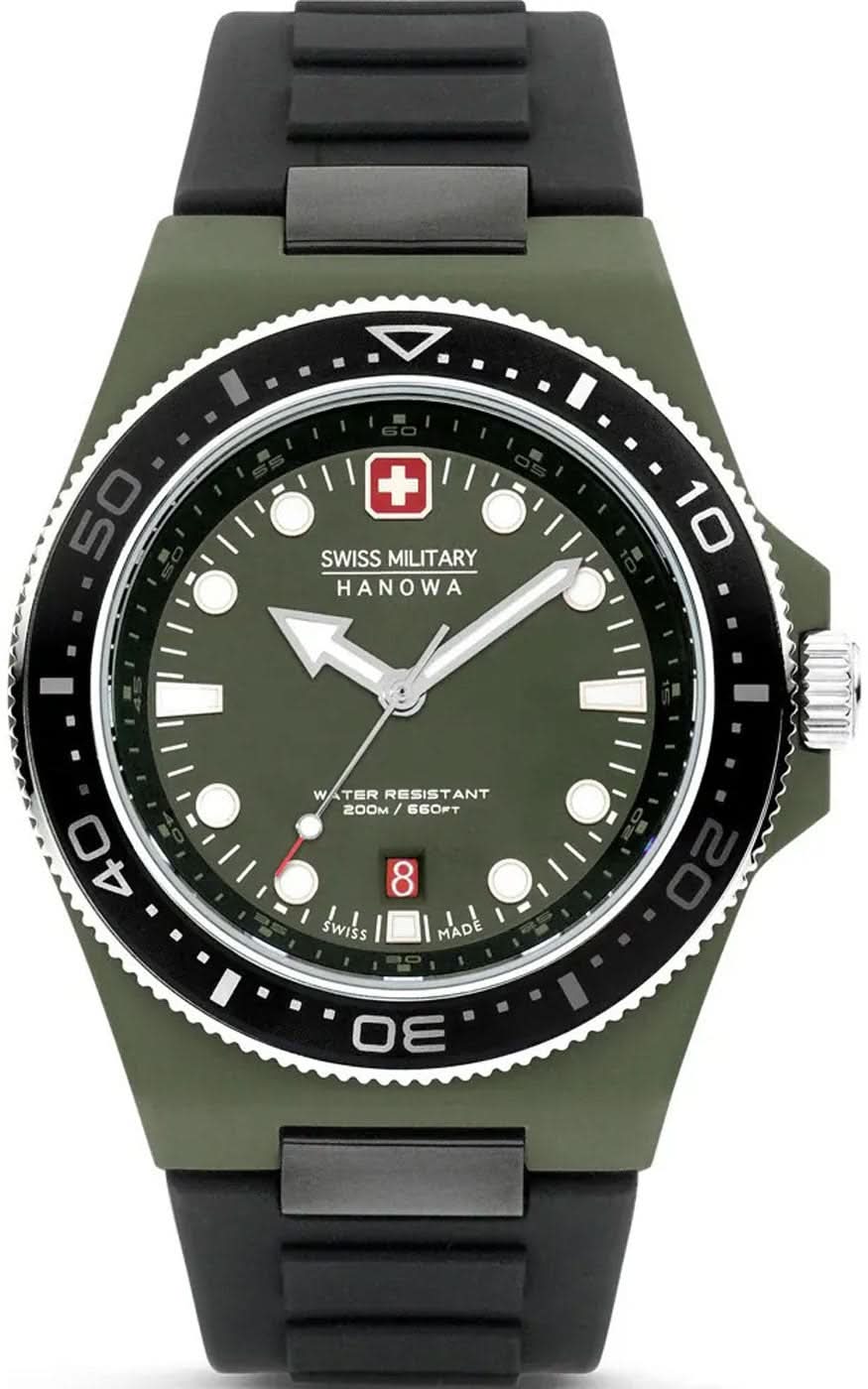 Orologio da uomo Swiss Military Hanowa Pioneer SMWGN0001181 • Vetro zaffiro • 10 ATM
