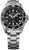 Orologio Seiko Prospex da uomo con cinturino in acciaio, quadrante nero e indici luminescenti