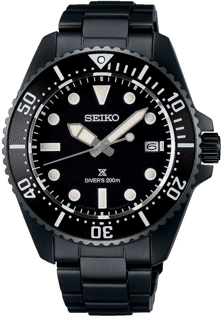 Orologio da uomo con quadrante nero, lunetta nera e cinturino nero