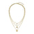Collana da donna Soliver SOJ-0179-N-55 in argento sterling 925 con zirconi