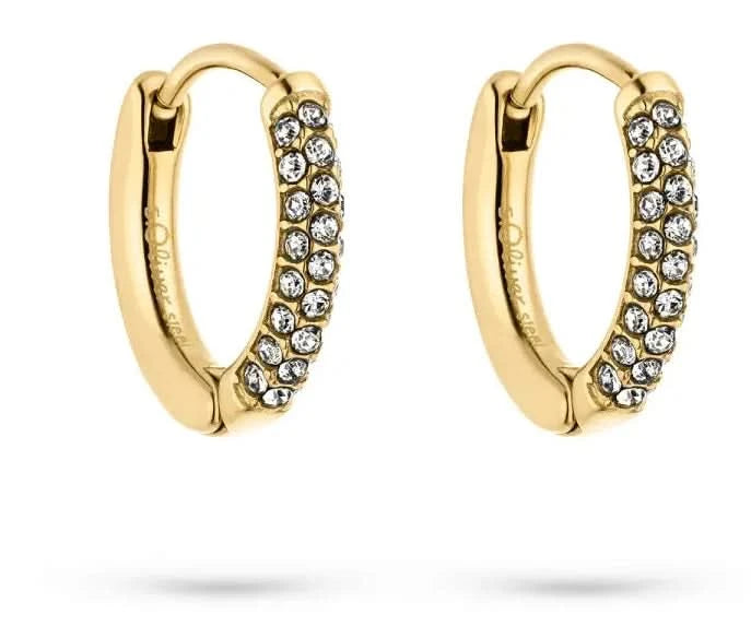 Orecchino da donna Soliver SOJ-0162-E-14 in argento sterling 925 rodiato con zirconi