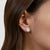 Orecchino da donna Soliver SOJ-0296-E-08 in argento sterling 925 rodiato con zirconi