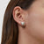 Orecchino da donna Soliver SOJ-0299-E-10 in argento sterling 925 rodiato con zirconi