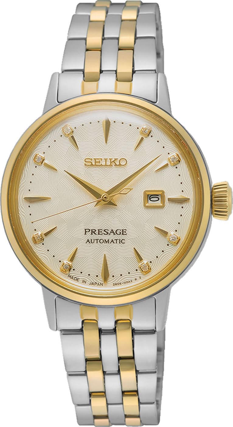 Seiko Presage SRE010J1 Orologio da Donna • Movimento Automatico • Design Cocktail Time