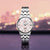 Seiko Presage orologio da donna con bracciale in acciaio inossidabile argentato e quadrante color rosa