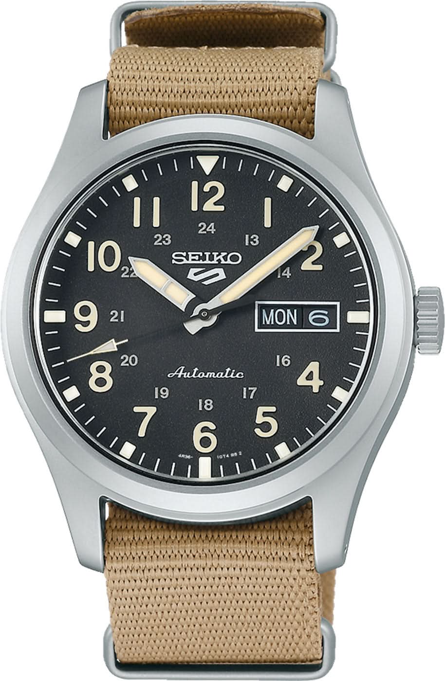 Seiko 5 Sports SRPG35K1 Orologio da uomo • Movimento automatico Calibro 4R36 • Impermeabilità 10 Bar