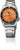 Orologio automatico Seiko 5 Sports, acciaio inossidabile con lunetta nera e quadrante arancione