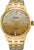 SEIKO Herrenarmbanduhr: goldfarbenes Zifferblatt, Datumsfenster bei 6, Edelstahlband