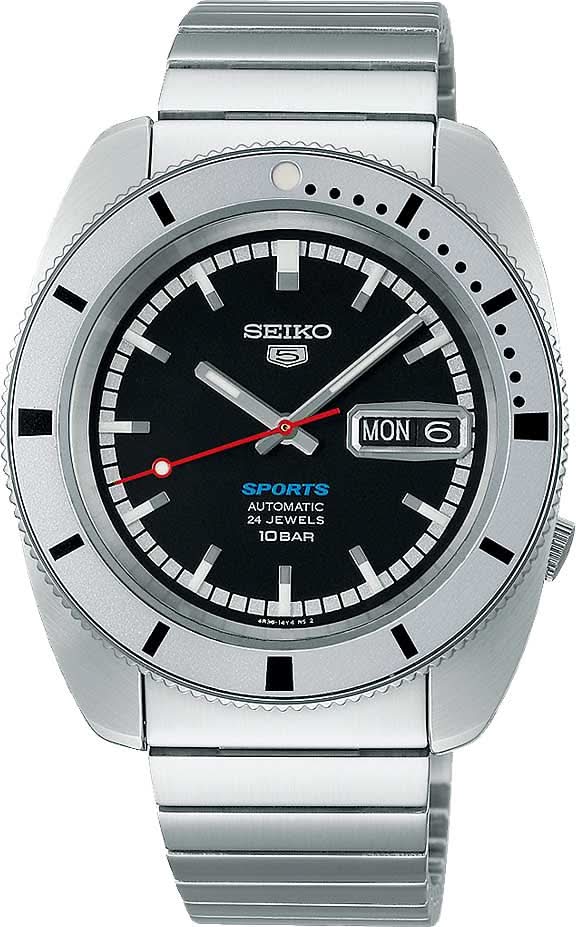 Seiko 5 Sports SRPL05K1 Orologio da Uomo • Automatico In-house • Design Heritage