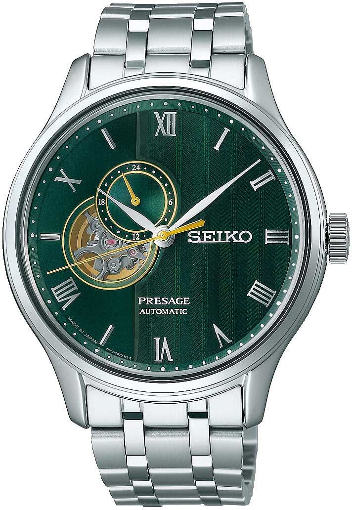 Seiko Presage SSA463J1 Orologio da Uomo • Open Heart • Vetro Zaffiro