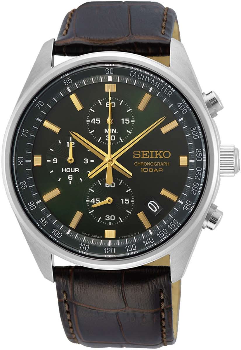 Orologio da uomo Seiko Conceptual SSB385P1 • Cronografo al quarzo preciso • Lunetta tachimetrica