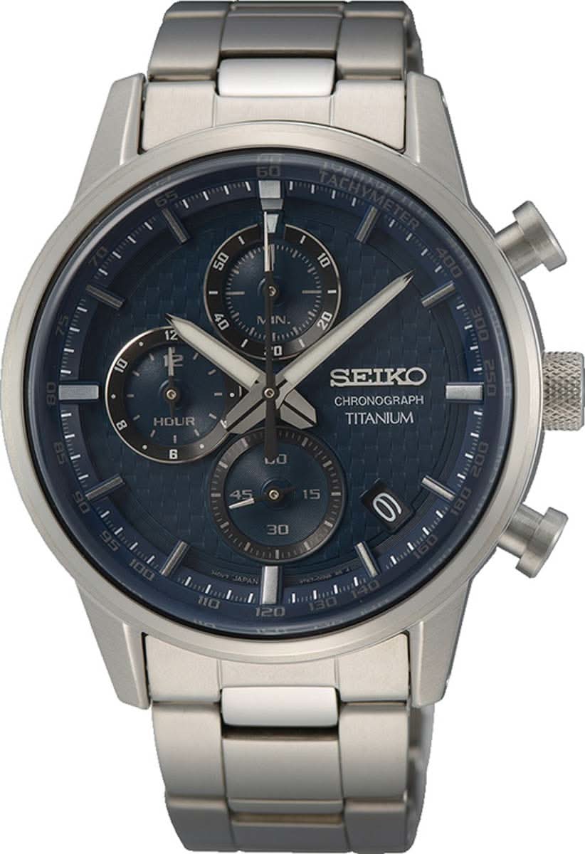 "Orologio da uomo Seiko Conceptual SSB387P1 • Cassa in titanio • Cronografo"
