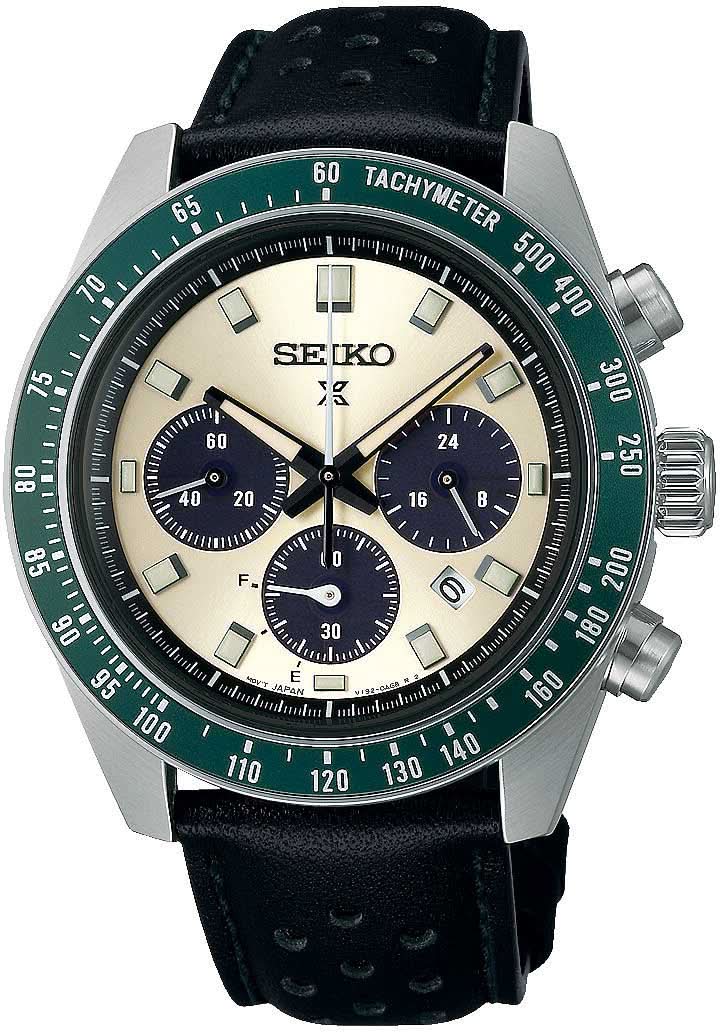 Orologio da uomo Seiko Prospex Speedtimer SSC943P1 • Cronografo solare • Vetro zaffiro