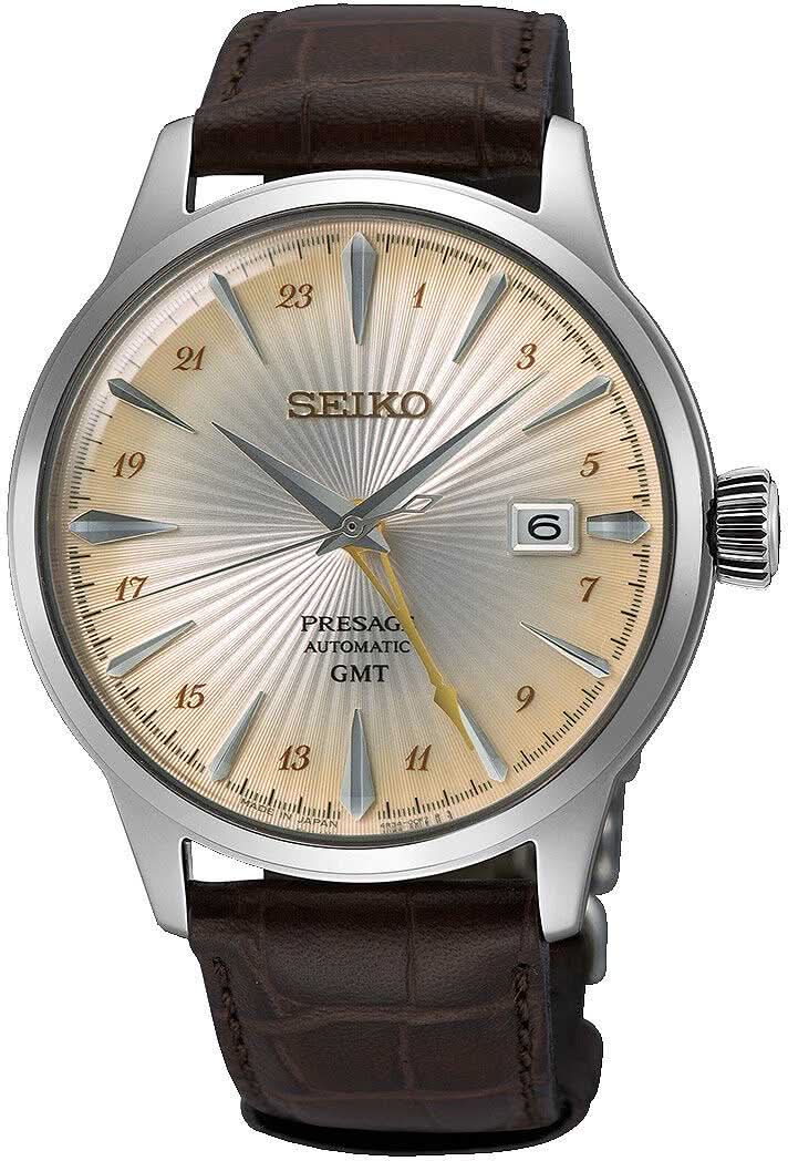 Orologio da uomo Seiko Presage SSK041J1 • Automatico GMT • Style 60s