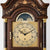 Quadrante di orologio a pendolo con fasi lunari e numeri romani