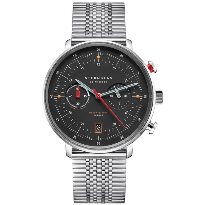 Sternglas Hamburg Chrono S01-HCN03-ME08 Herrenuhr • Chronograph • Quarzwerk