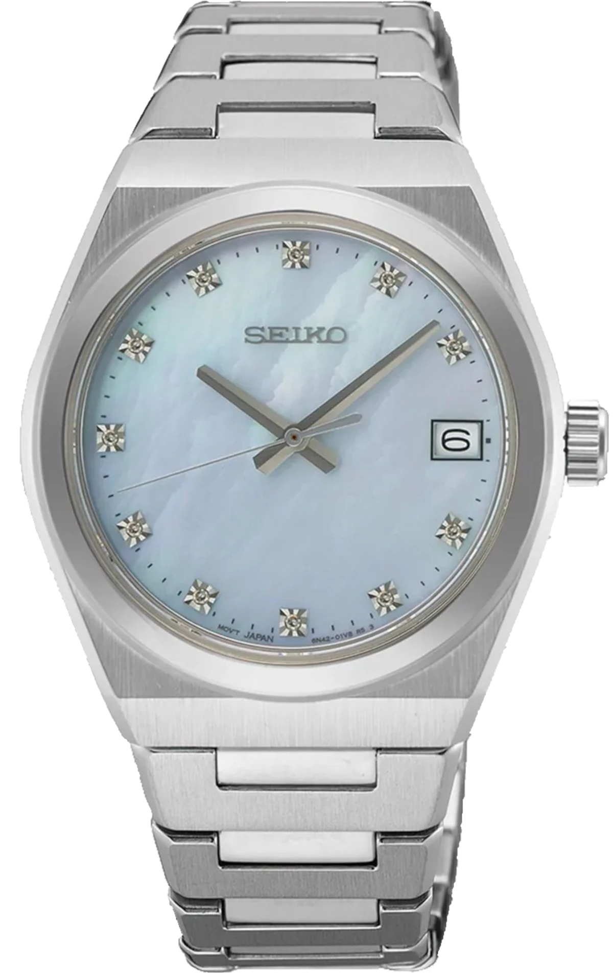 "Seiko Conceptual SUR603P1 Orologio da Donna • Quadrante in Madreperla Blu • Vetro Zaffiro"