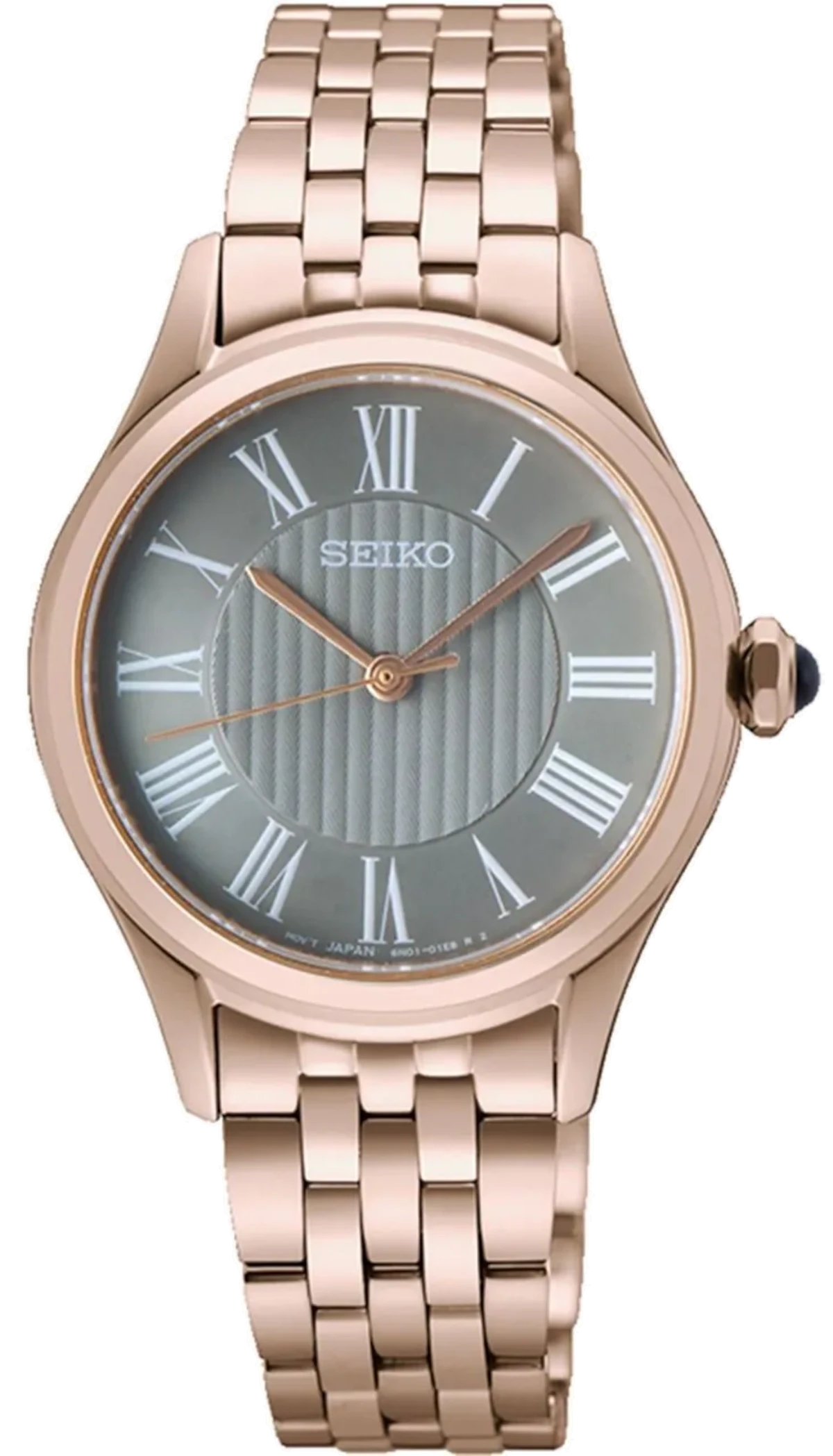 Seiko Classic SUR614P1 da donna • Vetro zaffiro • Design oro rosa