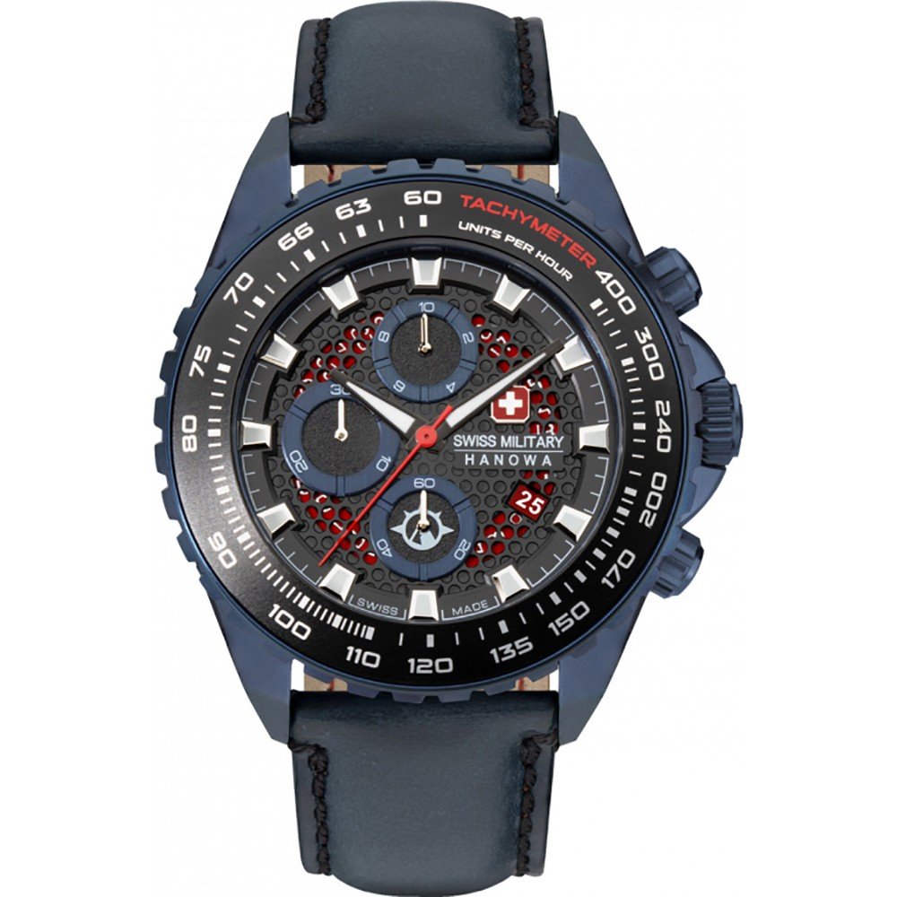 Swiss Military Hanowa Land SMWGC2102291 Herrenuhr Grün • Quarzwerk • 10 ATM Wasserdicht
