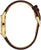 Seiko orologio da donna con cinturino in pelle marrone e lunetta color oro dal sito