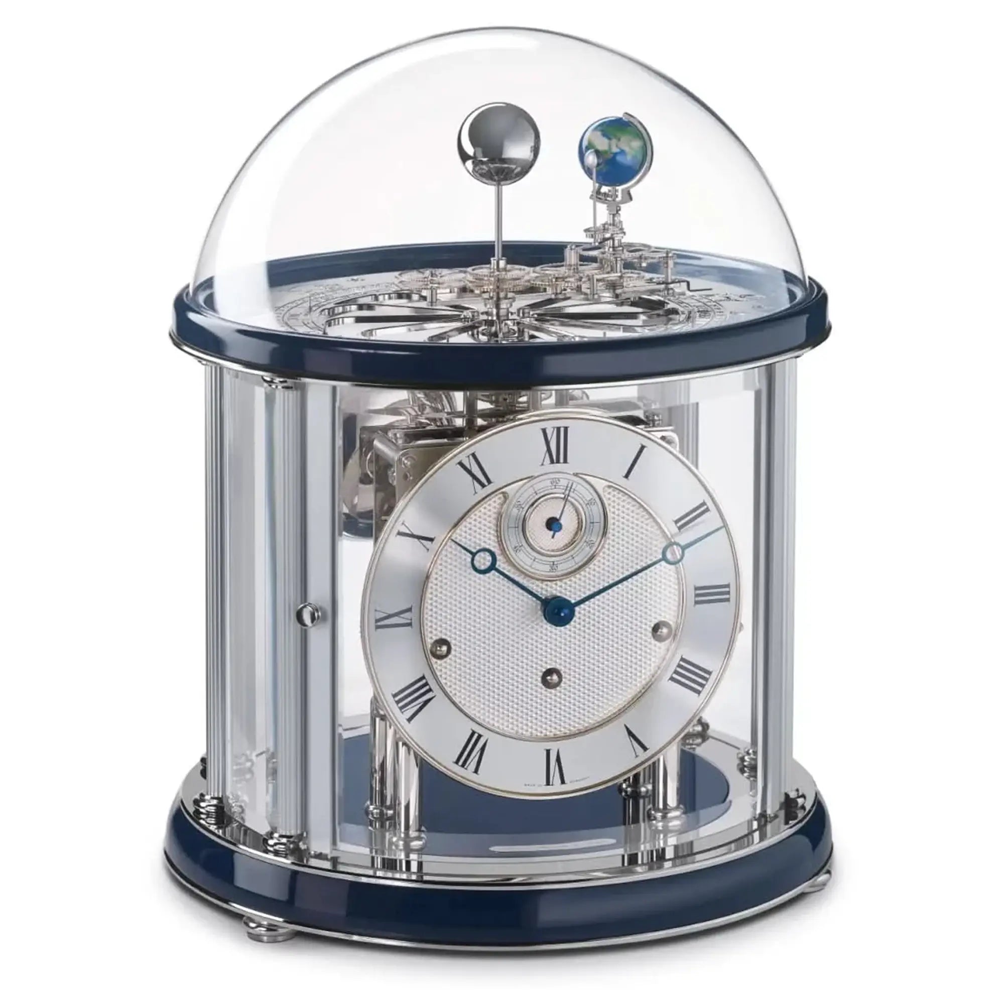 Orologio da tavolo Hermle 35x29x29 cm Legno • Rappresentazione astronomica • Meccanismo Westminster
