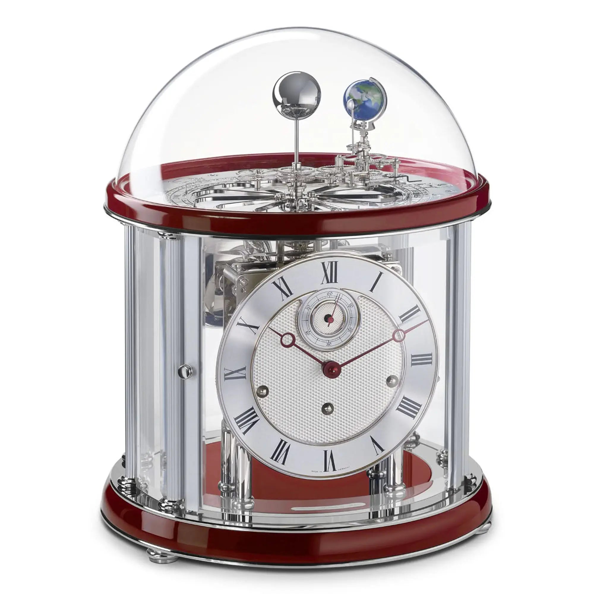 Orologio da tavolo Hermle 35x29 cm in metallo • Orologio astrologico • Meccanismo a rintocchi Westminster