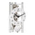 Orologio da tavolo Hermle 19,5x11x9 cm Alluminio • Movimento scheletrico meccanico • Design purista
