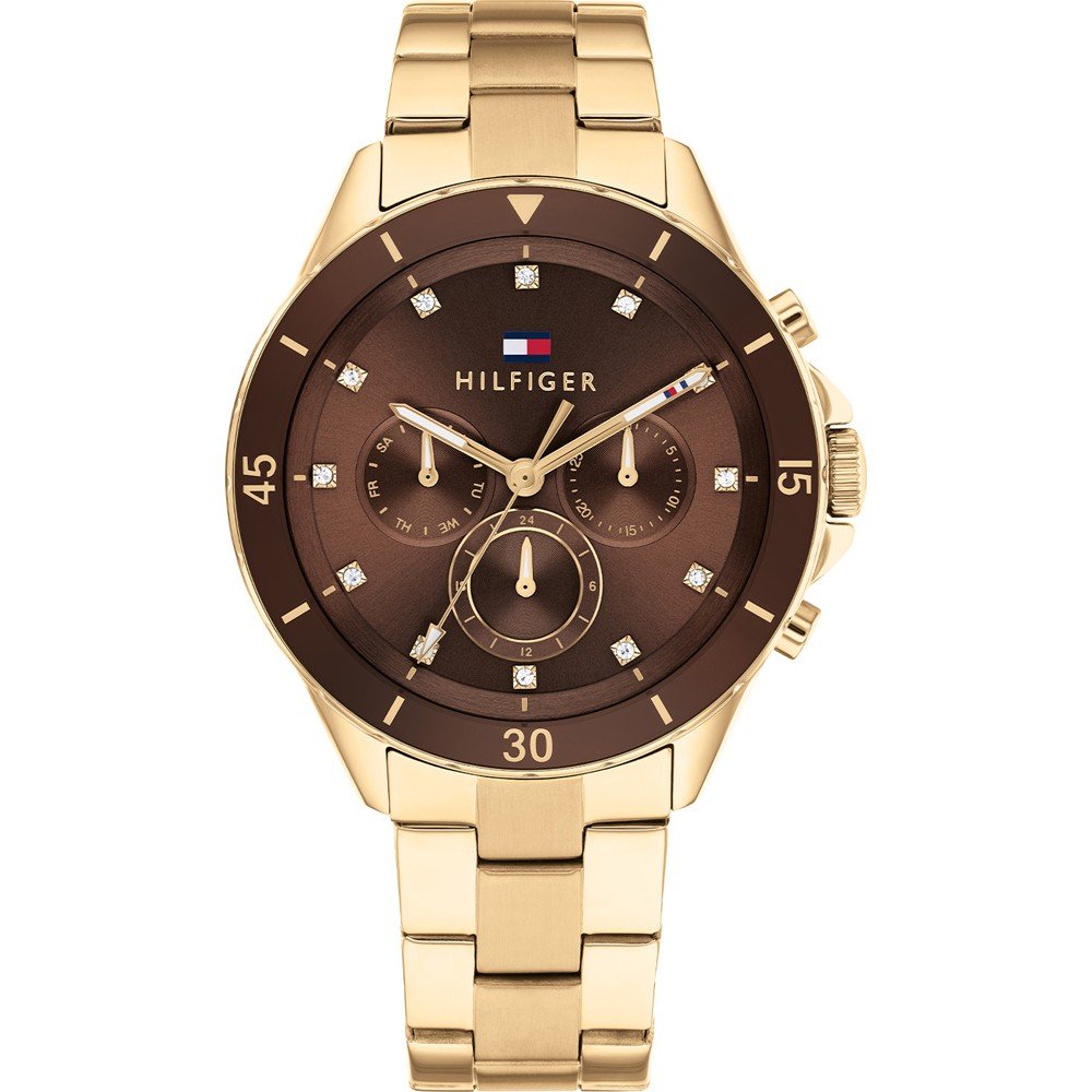 Tommy Hilfiger 1782709 Damen Armbanduhr • Quarzwerk • Elegantes Edelstahldesign