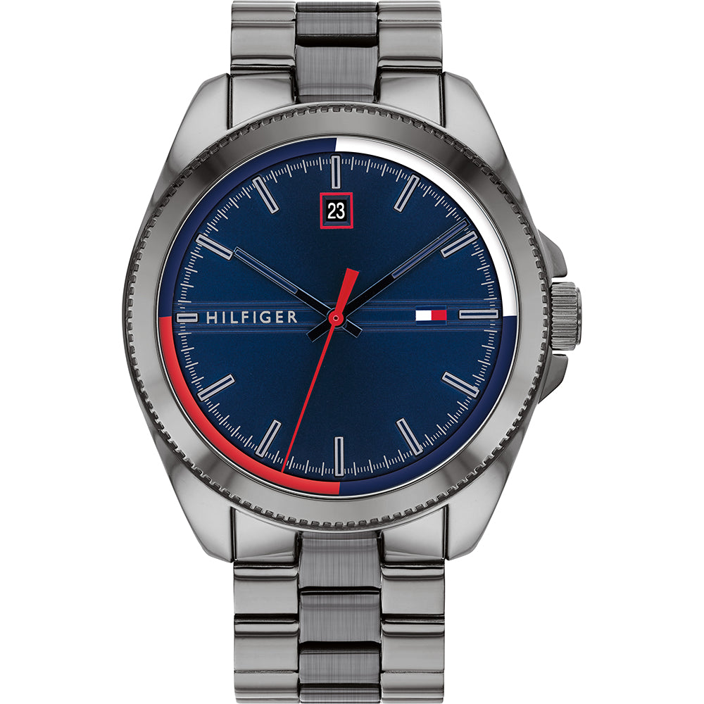 Tommy Hilfiger Riley 1791687 Herren Armbanduhr • Mineralglas • Edelstahlgehäuse