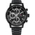 Tommy Hilfiger Rocky Herrenarmbanduhr: schwarzes Dreifach-Zifferblatt mit Datum, schwarzes Gehäuse
