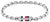 Bracciale da uomo in acciaio inossidabile – Elegante design argentato - Tommy Hilfiger Modello: 2790652