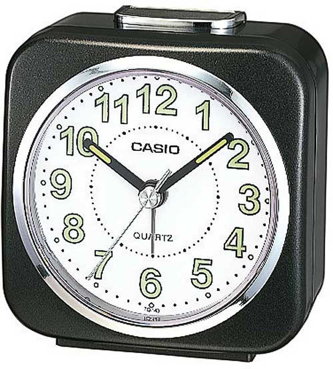 Sveglia analogica compatta Casio 7,7 x 7,8 x 3,8 cm Resina • Illuminazione tasti • A batteria