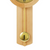 Orologio da parete AMS Wertach 5165/16 in ontano • Orologio a pendolo radiocontrollato • Made in Germany