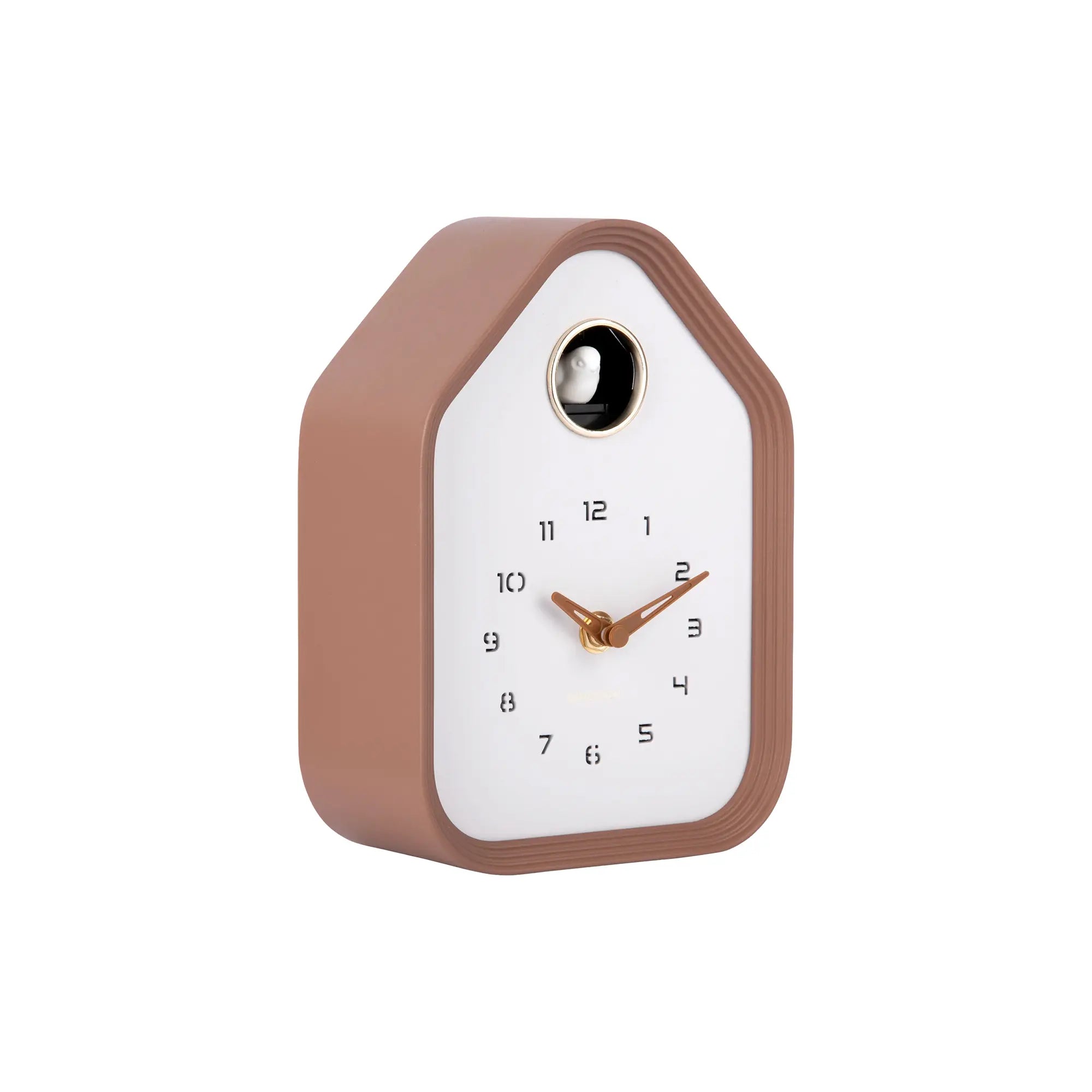 Orologio a cucù Karlsson Reina KA6121BR, marrone moka • Richiamo del cucù allo scoccare dell'ora • Orologio da tavolo e da parete