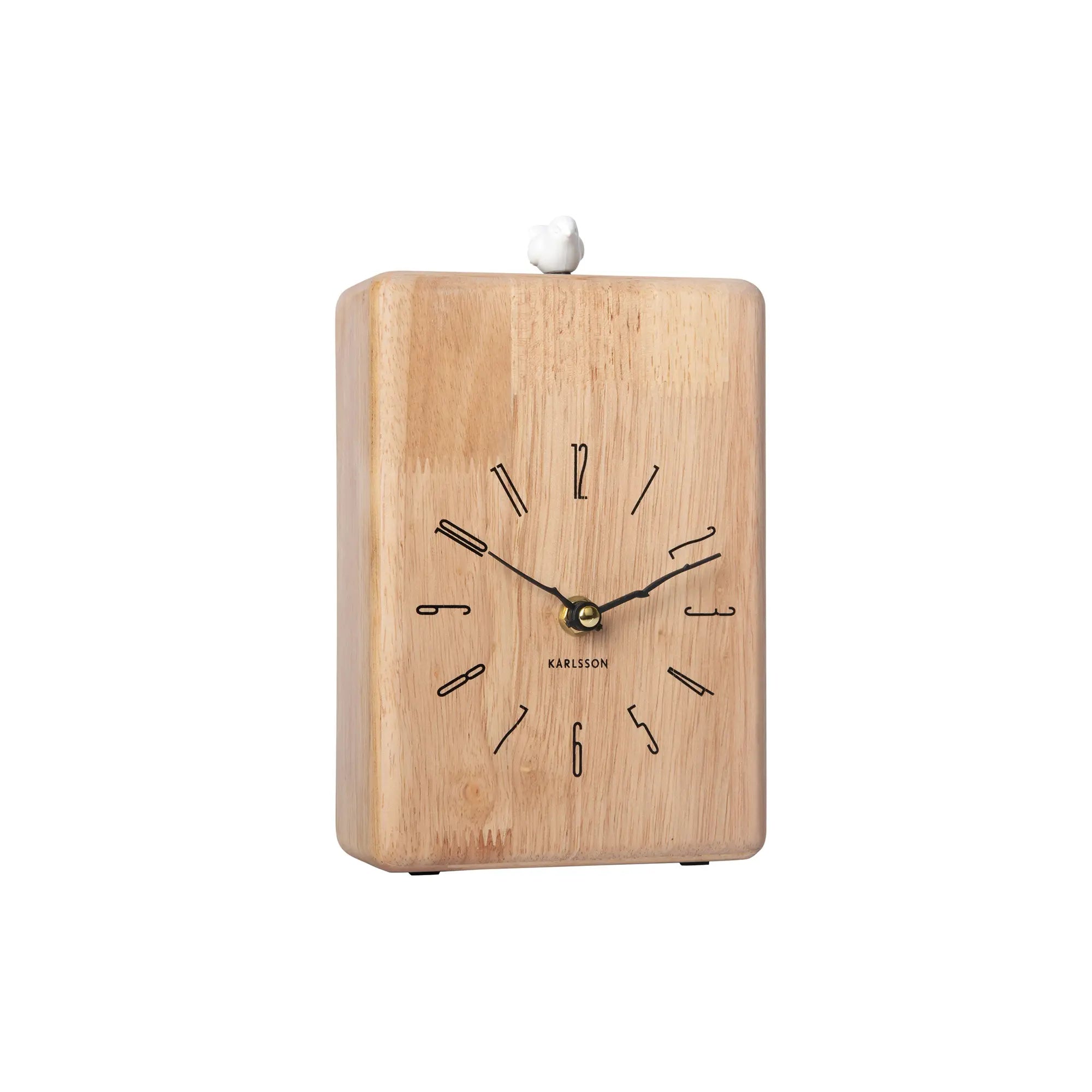 Orologio a cucù Karlsson Rama KA6125WD, legno chiaro • Suono del cucù allo scoccare dell'ora • Utilizzabile a parete o da tavolo