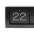 Karlsson Tischuhr, schwarzes Flip-Display mit zwei Klappzahlen 22