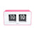 Orologio da parete Karlsson Funky Flip KA6042BP rosa • Display a palette • Montaggio a parete e da tavolo