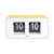 Orologio da parete Karlsson Funky Flip KA6042BY Giallo chiaro • Display a palette • Utilizzabile a parete e da tavolo