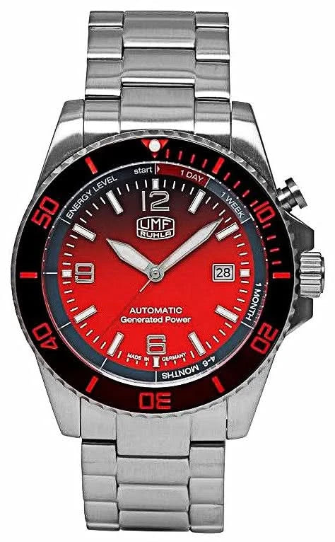 Orologio da uomo UMF Ruhla Kinetic Sport Evolution 1072M-5 • Made in Germany • Vetro zaffiro