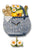 Orologio da parete Terrastudio 32x23 cm Ceramica • Dipinto a mano • Made in Germany