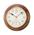 Orologio da parete Seiko 30x30x4,7 cm Legno • Movimento al quarzo silenzioso • Cassa in vero legno